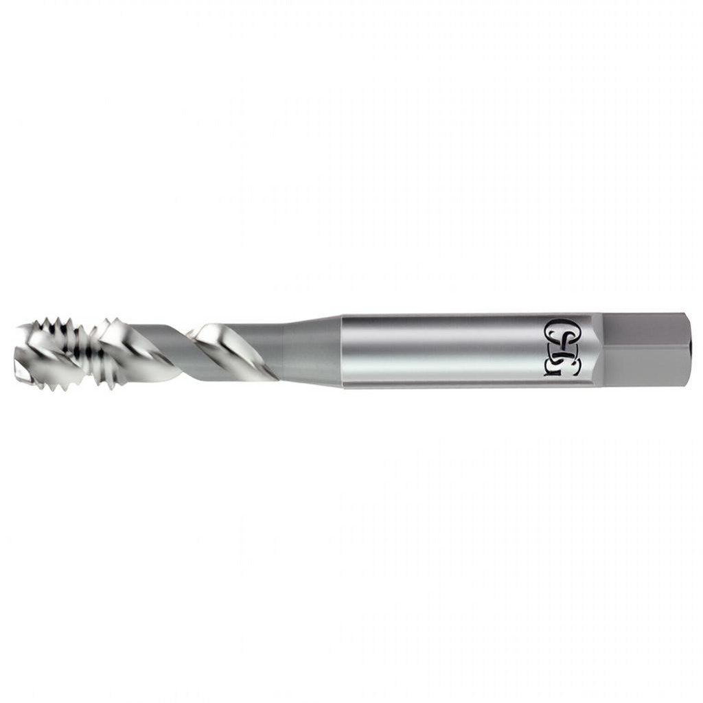 OSG | HY-PRO Spiral Flute STI Tap: 3/8-16, 2 Flute, Semi-Bottoming, 3B Class of Fit, High-Speed Steel, Bright Finish - 0.2362" Shank Dia, 5/8" Thread