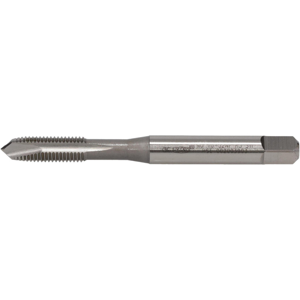 OSG | HY-PRO Spiral Point STI Tap: #10-32 UNF, 3 Flute, Plug, High-Speed Steel, Bright/Uncoated Finish - 2-1/2" OAL, 0.5980" Thread Length, H3, 3B