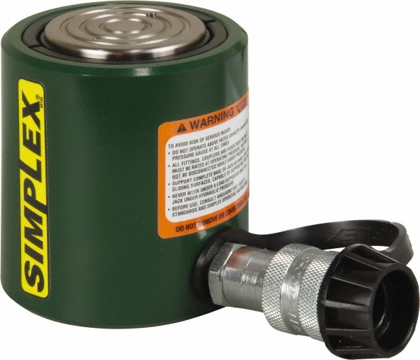TK Simplex - Portable Hydraulic Cylinder: Single Acting, 15.8 cu in Oil ...