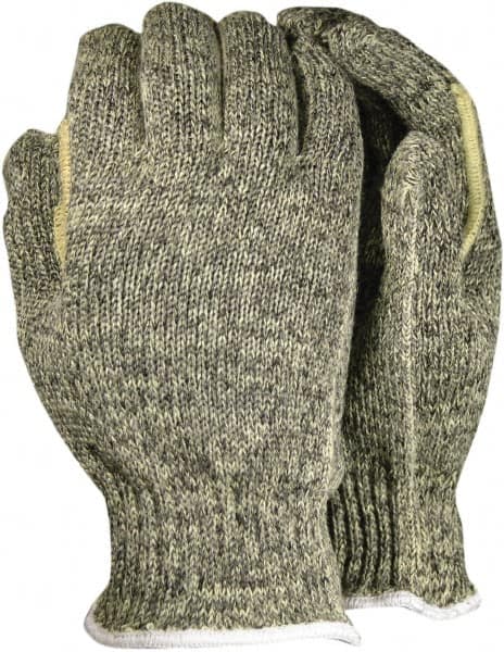 Chemical Resistant Gloves: X-Large, 7 mil Thick, Knit Nomex & Kevlar Blend, Unsupported