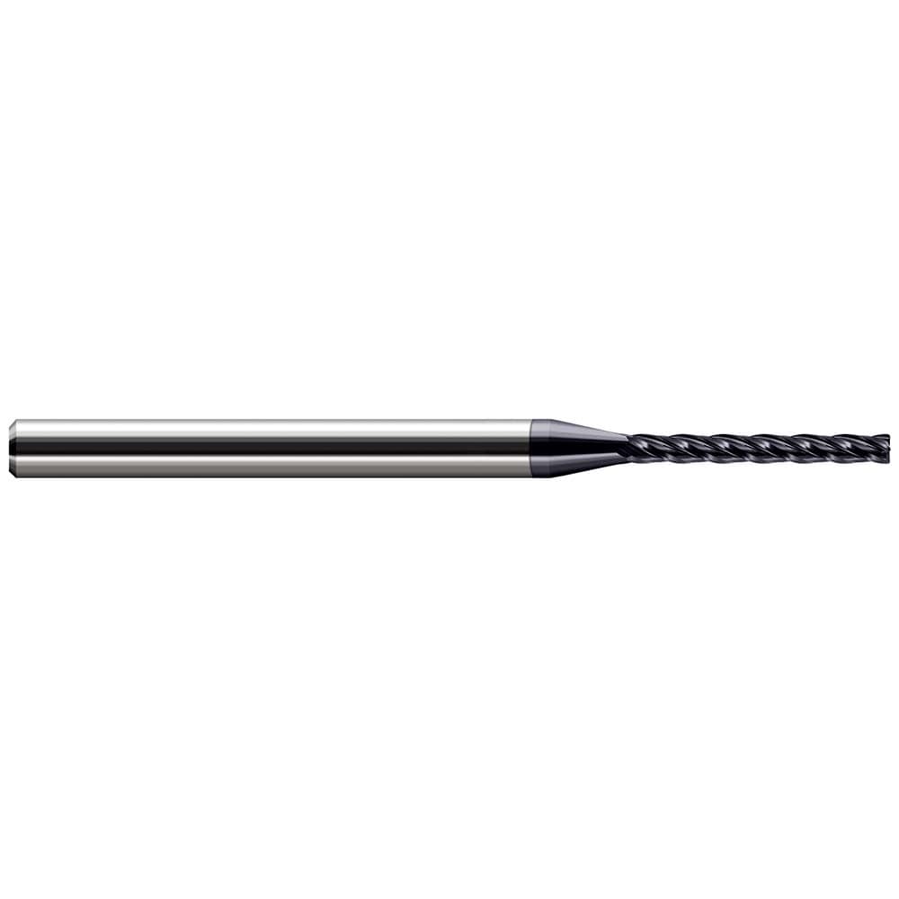 Harvey Tool 938093-C3 Corner Radius End Mill: 0.093" Dia, 3/4" LOC, 0.01" Radius, 4 Flutes, Solid Carbide Image