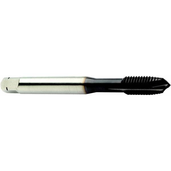 Spiral Point Tap: 7/16-20, UNF, 4 Flutes, Plug, 3BX, Powdered Metal, TiAlN Finish
