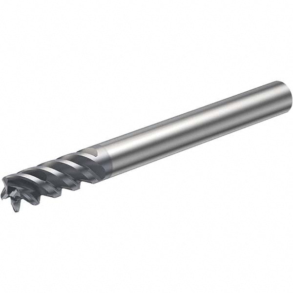 Sandvik Coromant 5742876 Corner Radius End Mill: 5 mm Dia, 13 mm LOC, 1 mm Radius, 3 Flutes, Solid Carbide 