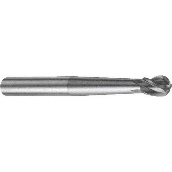 Sandvik Coromant - Ball End Mill: 5.00 Mm Dia, 7.00 Mm LOC, 4 Flute ...