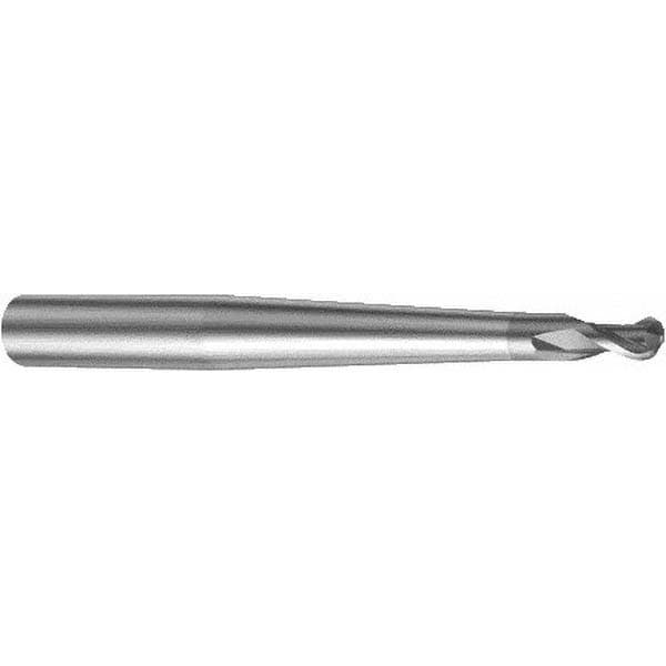 Sandvik Coromant - Ball End Mill: 0.315″ LOC, 2 Flute, Solid