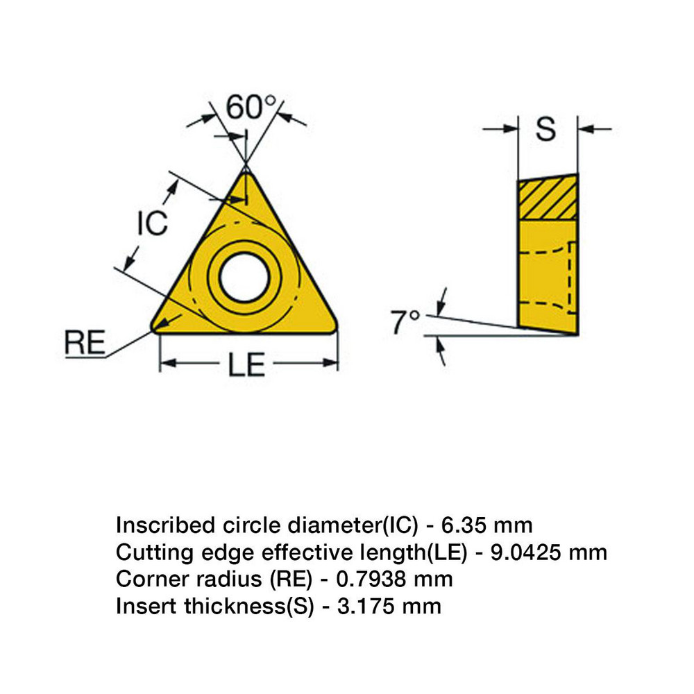 Sandvik Insert Code Chart Sandvik Coromant - Turning Insert: 5752528, Carbide | MSC Direct