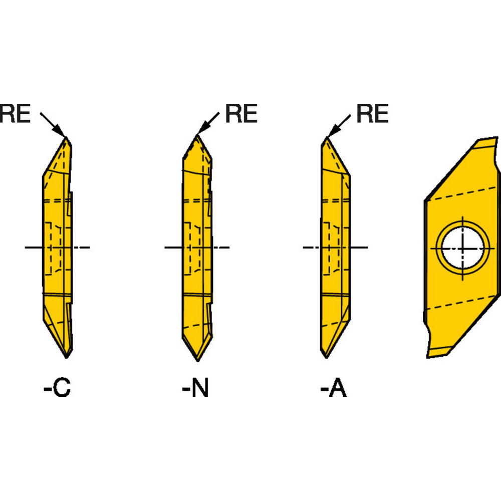 Sandvik Coromant Laydown Threading Insert MATR360A 1025, Carbide