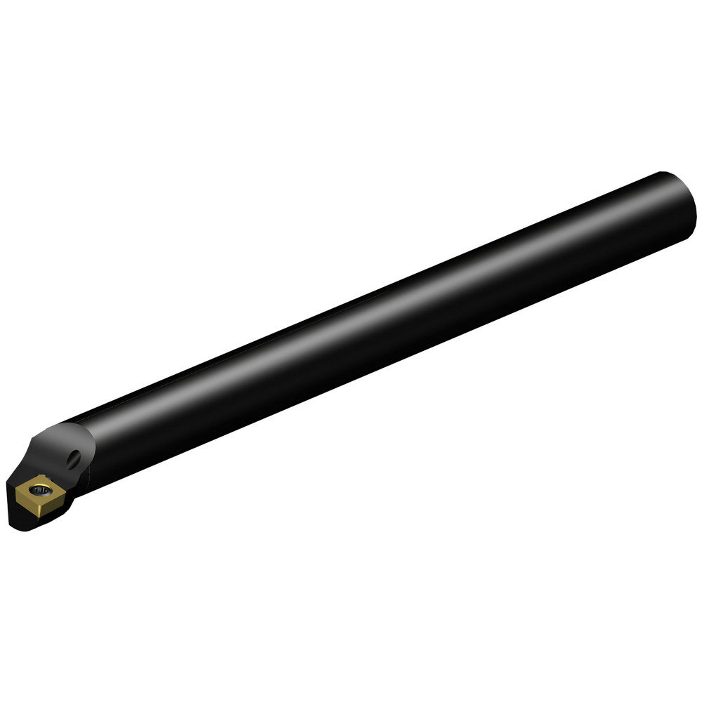Indexable Boring Bar: A12M-SCLCR06-R, 16.00 mm Min Bore, Right Hand, 12.00 mm Shank Dia, -5 deg Lead, Steel