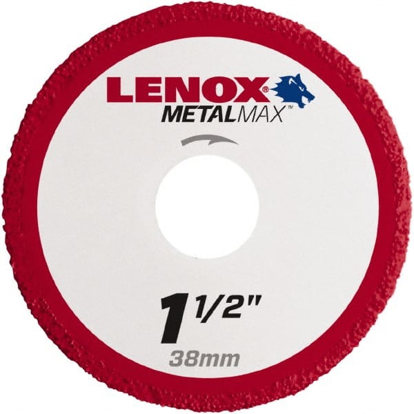 Lenox 1972914 Cut-Off Wheel: Type 1, 1-1/2" Dia, 3/8" Hole, Diamond 