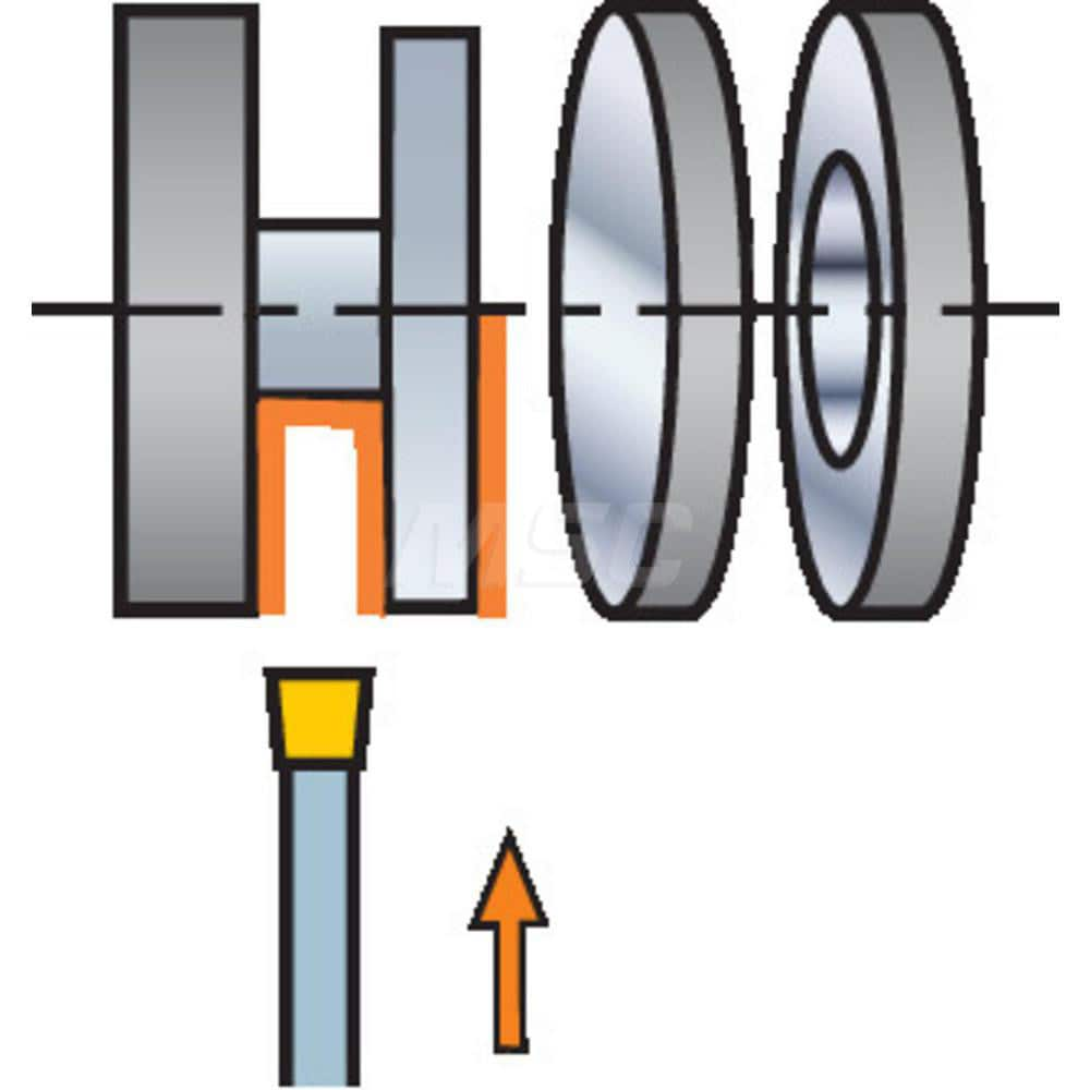 Modular Grooving Head: Left Hand, Cutting Head, System Size 32, Uses 570-xxR/L151.21 Inserts