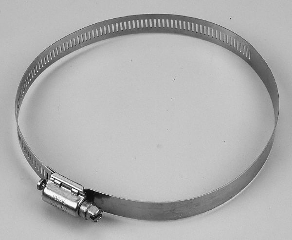 Pack of 10 20 Max Clamp ID Dixon HSS Series Stainless Steel 300 Worm Gear Hose Clamp 9/16 Band Width 17-1/8 Min Clamp ID