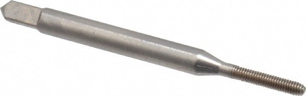 Thread Forming Tap: #1-72 UNF, 2/2B/3B Class of Fit, Bottoming, High Speed Steel, Bright Finish