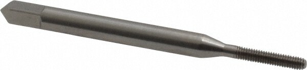 Thread Forming Tap: #1-72 UNF, Bottoming, High Speed Steel, Bright Finish