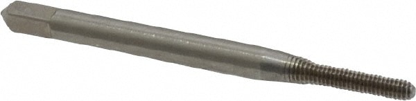 Thread Forming Tap: #2-56 UNC, Bottoming, High Speed Steel, Bright Finish