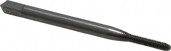 Thread Forming Tap: #2-56 UNC, Bottoming, High Speed Steel, Bright Finish