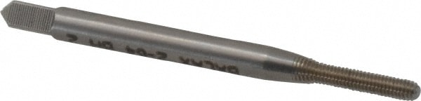 Thread Forming Tap: #2-64 UNF, 2/3B Class of Fit, Bottoming, High Speed Steel, Bright Finish