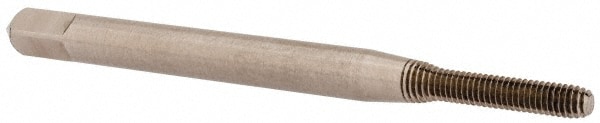 Thread Forming Tap: #2-64 UNF, Bottoming, High Speed Steel, Bright Finish