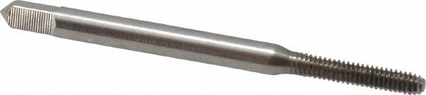 Thread Forming Tap: #3-48 UNC, Bottoming, High Speed Steel, Bright Finish