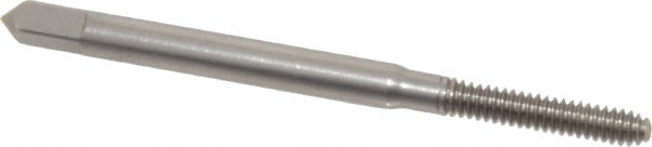 Thread Forming Tap: #4-40 UNC, Bottoming, High Speed Steel, Bright Finish