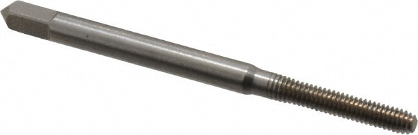 Thread Forming Tap: #4-48 UNF, 2B/3B Class of Fit, Bottoming, High Speed Steel, Bright Finish