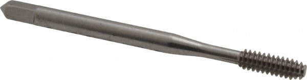 Thread Forming Tap: #6-32 UNC, 2/2B Class of Fit, Bottoming, High Speed Steel, Bright Finish