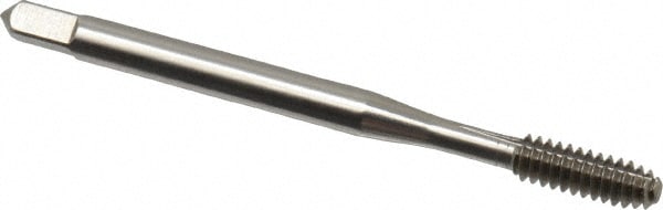 Thread Forming Tap: #6-32 UNC, Bottoming, High Speed Steel, Bright Finish