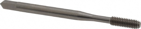 Thread Forming Tap: #6-40 UNF, Bottoming, High Speed Steel, Bright Finish