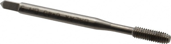 Thread Forming Tap: #6-40 UNF, 2B Class of Fit, Bottoming, High Speed Steel, Bright Finish
