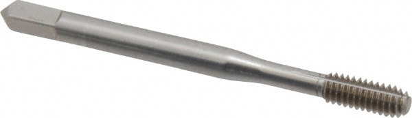 Thread Forming Tap: #8-32 UNC, Bottoming, High Speed Steel, Bright Finish