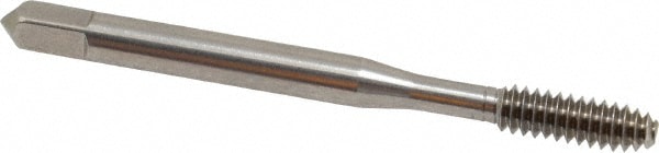 Thread Forming Tap: #10-24 UNC, 2B Class of Fit, Bottoming, High Speed Steel, Bright Finish