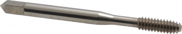 Thread Forming Tap: #10-24 UNC, Bottoming, High Speed Steel, Bright Finish