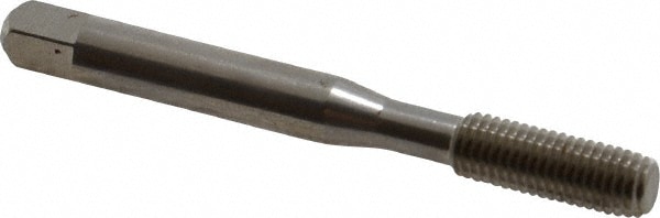 Thread Forming Tap: 1/4-28 UNF, 2B Class of Fit, Bottoming, High Speed Steel, Bright Finish