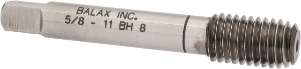 Balax 14528-000 Thread Forming Tap: 5/8-11, UNC, 2 & 3B Class of Fit, Bottoming, High Speed Steel, Bright Finish Image