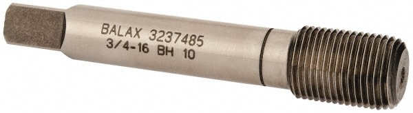 Balax 14890-000 Thread Forming Tap: 3/4-16, UNF, Bottoming, High Speed Steel, Bright Finish Image