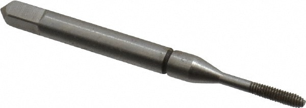 Thread Forming Tap: M1.7x0.35 Metric Coarse, 6H Class of Fit, Bottoming, High Speed Steel, Bright Finish