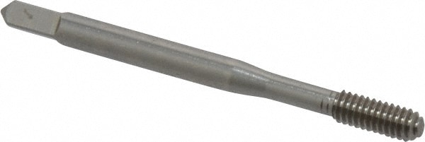 Thread Forming Tap: #8-32 UNC, Bottoming, Cobalt, Bright Finish
