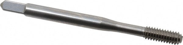 Thread Forming Tap: #8-32 UNC, 2B Class of Fit, Bottoming, Cobalt, Bright Finish
