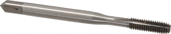 Thread Forming STI Tap: #6-32 UNC, H2, Bottoming, Bright Finish, High Speed Steel