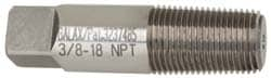 3/8-18 NPT, Bright Finish, High Speed Steel, Thread Forming Pipe Tap