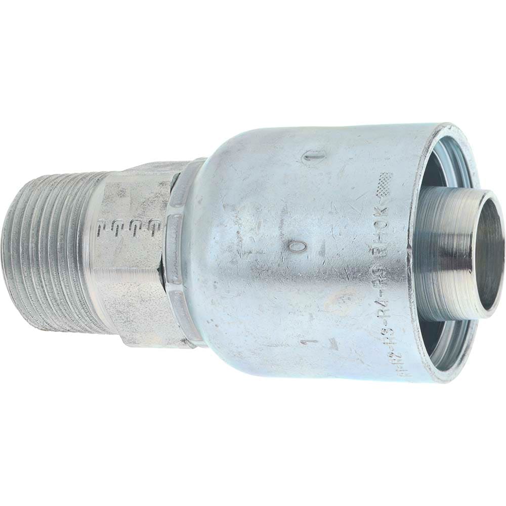 Parker 10143-16-16 Hydraulic Hose Male Rigid Fitting: 1" ID, 16 mm, 1-11-1/2, 6,500 psi Image