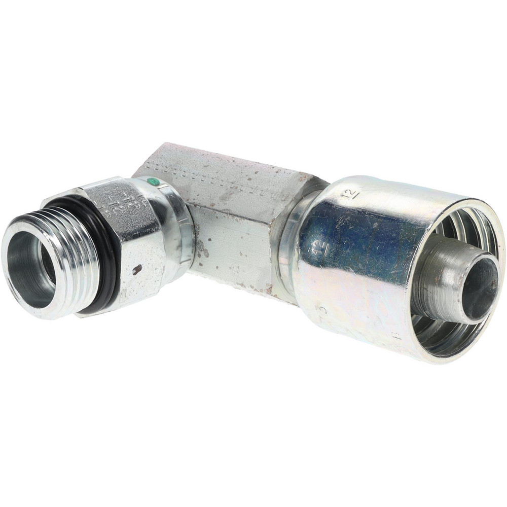 Hydraulic Hose Female JIC 37 ° Swivel Fitting: 0.75" ID, 12 mm, 3/4"