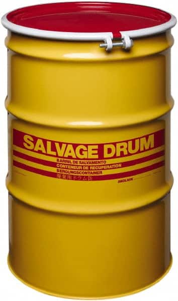 Skolnik MHM5502 Salvage Drum: 55 gal, 1A2/X400/S UN Rating Solid, 1A2/Y1.5/150 UN Rating Liquid 