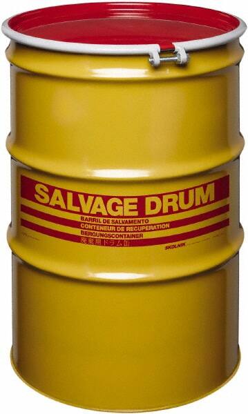 85 Gallon Cylindrical Carbon Steel Open Head Drum