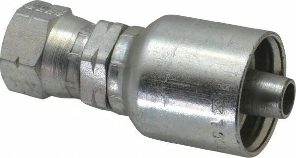 Hydraulic Hose 90 ° Elbow: 0.375" ID, 6 mm, 3/8"