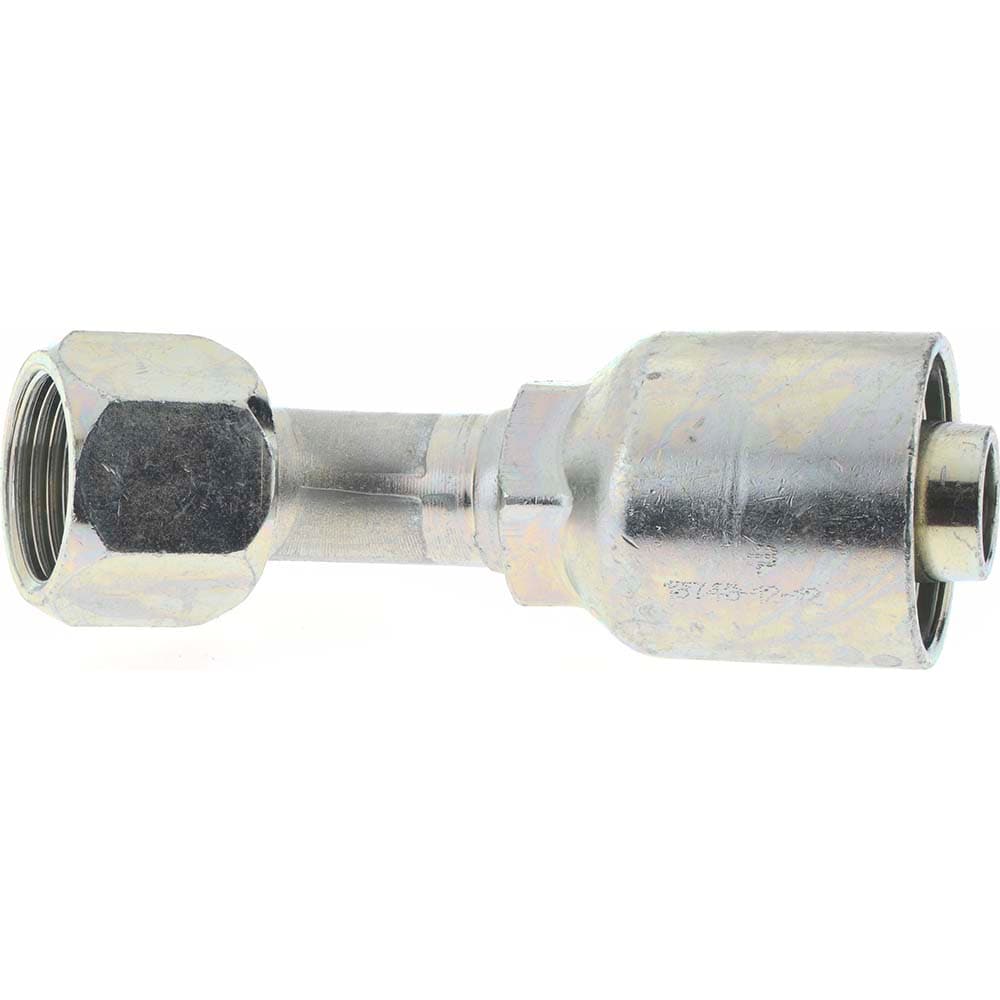 Parker 13743-12-12 Hydraulic Hose Female JIC 37 ° Swivel Fitting: 0.75" ID, 12 mm, 3/4" Image