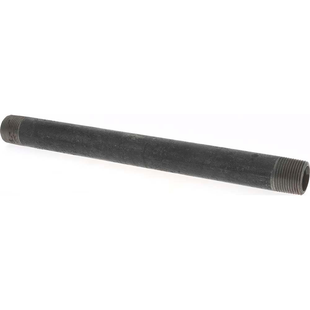 Black Pipe Nipple: 3/4" Dia x 11" Long, Schedule 80