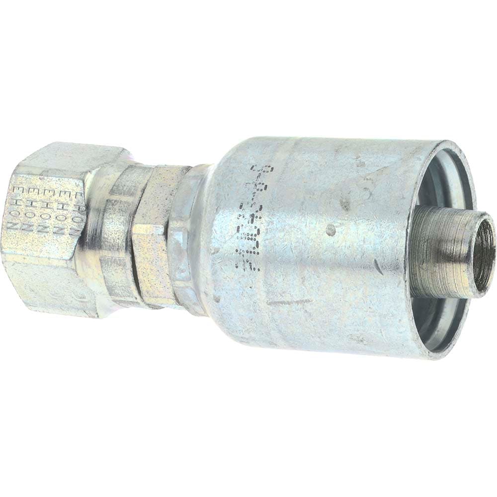 Parker 1JC43-8-8 Hydraulic Hose Female Swivel Fitting: 0.5" ID, 8 mm, 1/2" Image