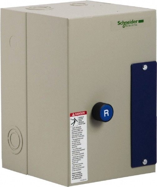 Schneider Electric LE1D253A62OG70 3 Pole, 25 Amp, 120 Coil VAC, Nonreversible Enclosed IEC Motor Starter Image