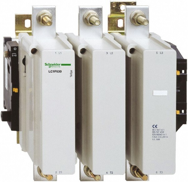 3 Pole, 110 Coil VAC at 50-400 Hz and 110 Coil VDC, 1,000 Amp at 440 VAC, 560 Amp at 440 VAC and 630 Amp at 440 VAC, Nonreversible IEC Contactor