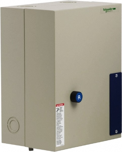 Schneider Electric LE1D403A62OG70 3 Pole, 40 Amp, 120 Coil VAC, Nonreversible Enclosed IEC Motor Starter Image